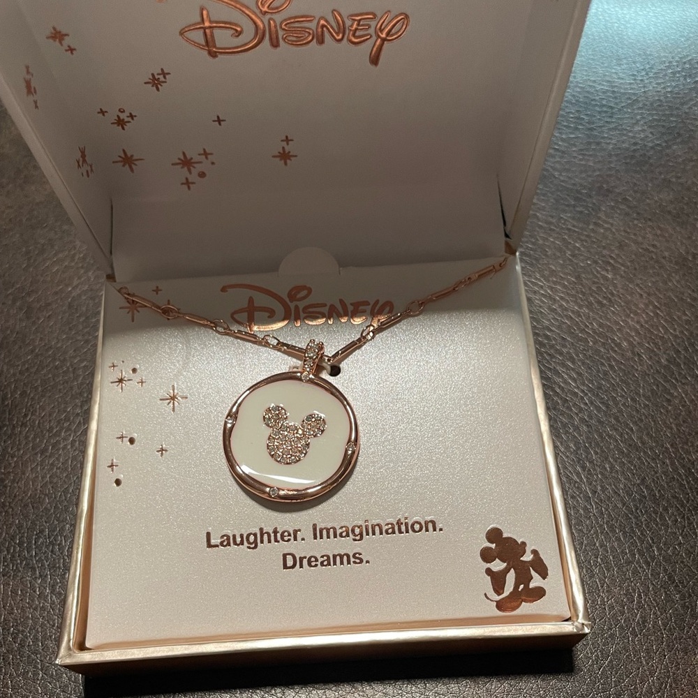 Disney Rose Gold Necklace